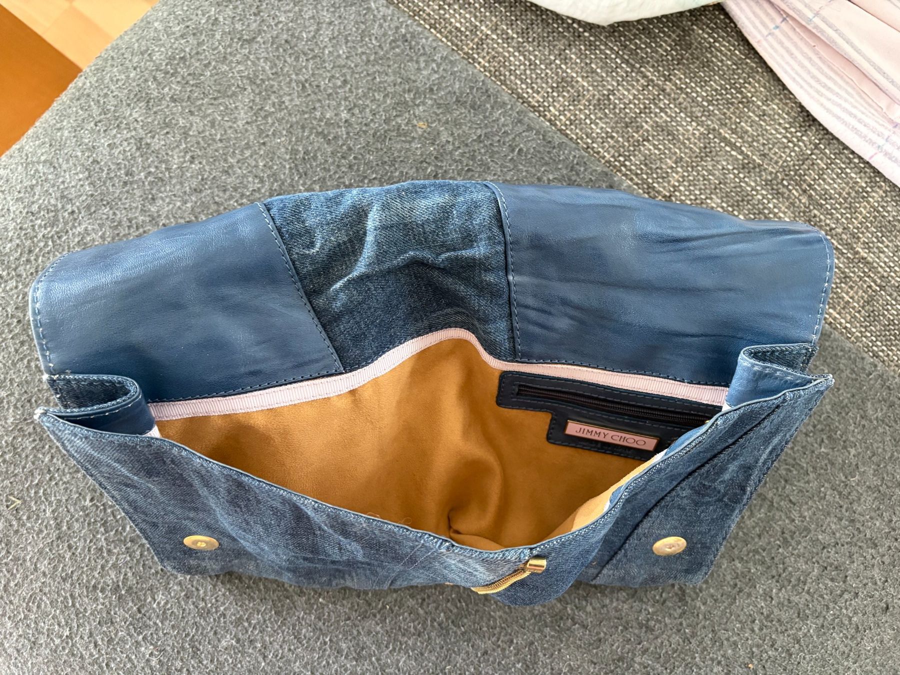 Jimmy Choo Borse da donna: Jimmy Choo Clutch - Denim/Leder – Usato da Däniken SO venduto da Maria_F 3