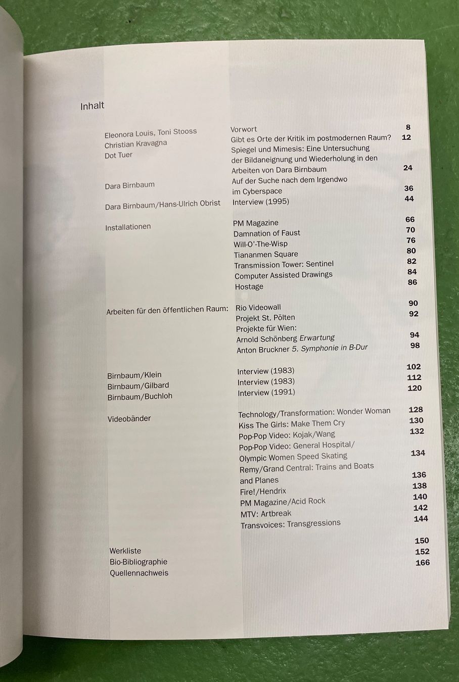 Libri: Dara Birnbaum: 1982 - 1995 – Usato da Basel venduto da Ostschweiz06 2