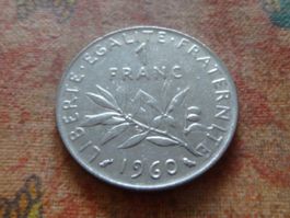 FRANCE  1 Franc  1960  (P)