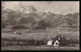 Gruyères, Vu de Broc, Chapelle des Marc