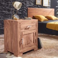 Nachttisch Mumbai Massivholz Kommode B-WARE
