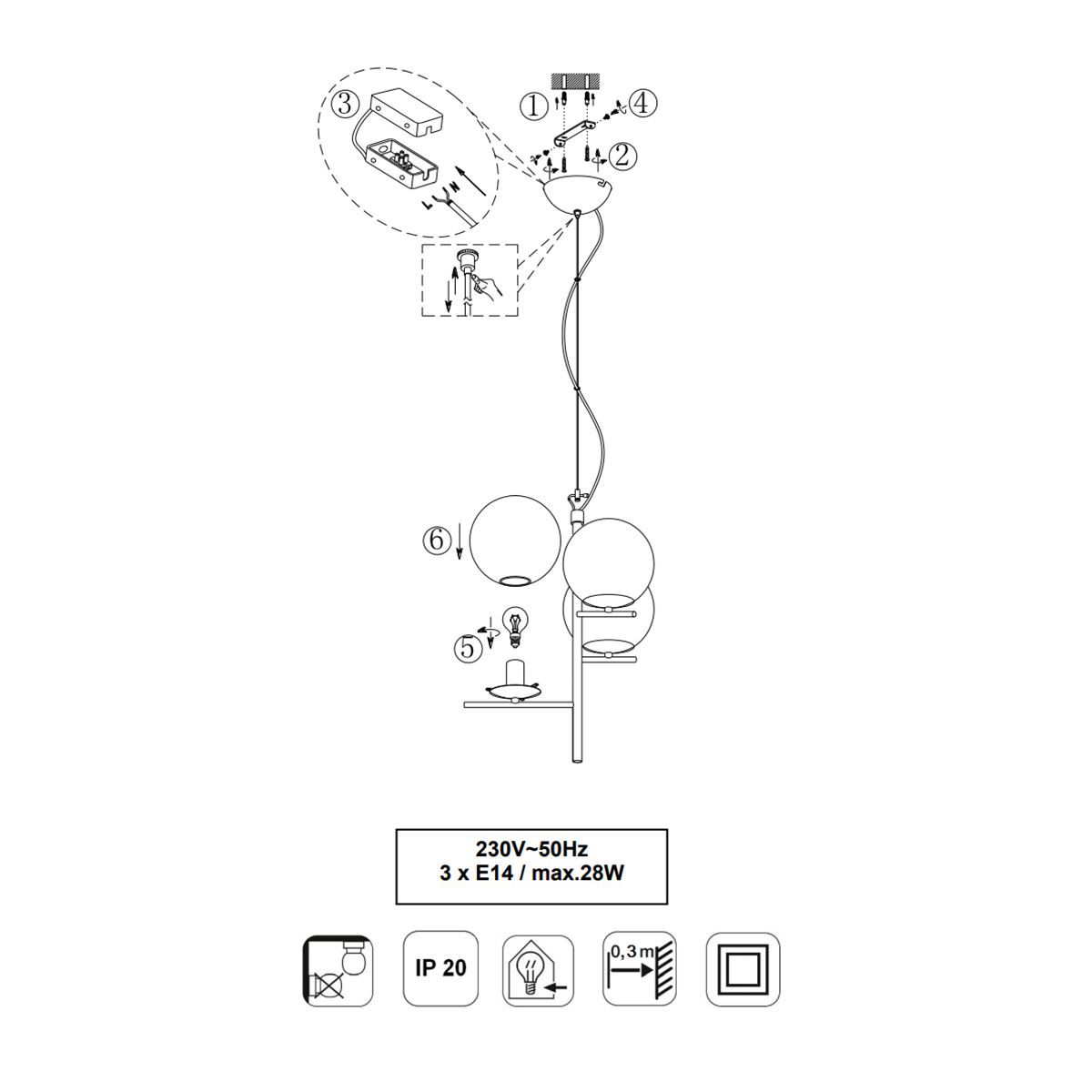 Lampadari & plafoniere: Hängeleuchte, Messing, 150 cm Höhe – Nuovo (secondo la descrizione) da Kreuzlingen venduto da Smart-Light 4