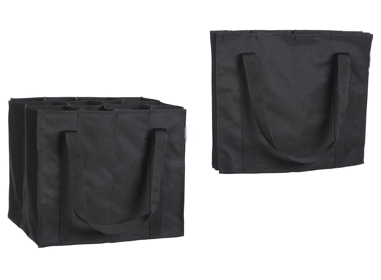 Borse: Flaschentasche, 12 Fächer, 0.75 l Flaschen, Schwarz – Nuovo e nell'imballaggio originale da Bülach venduto da StoreInShop.com 3