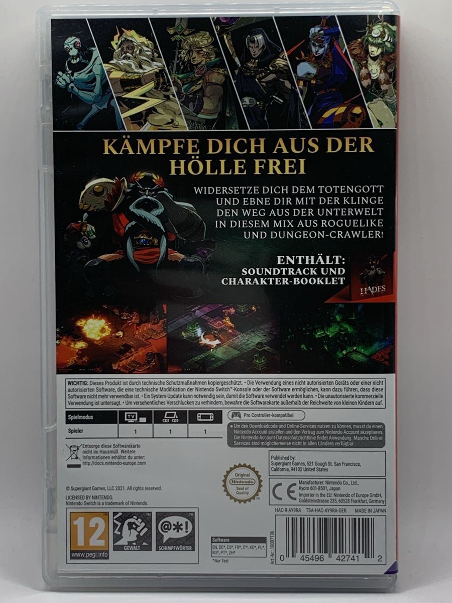 Nintendo Jeux: Nintendo Switch - Hades – D'occasion à Ostermundigen par RG-Collector 1
