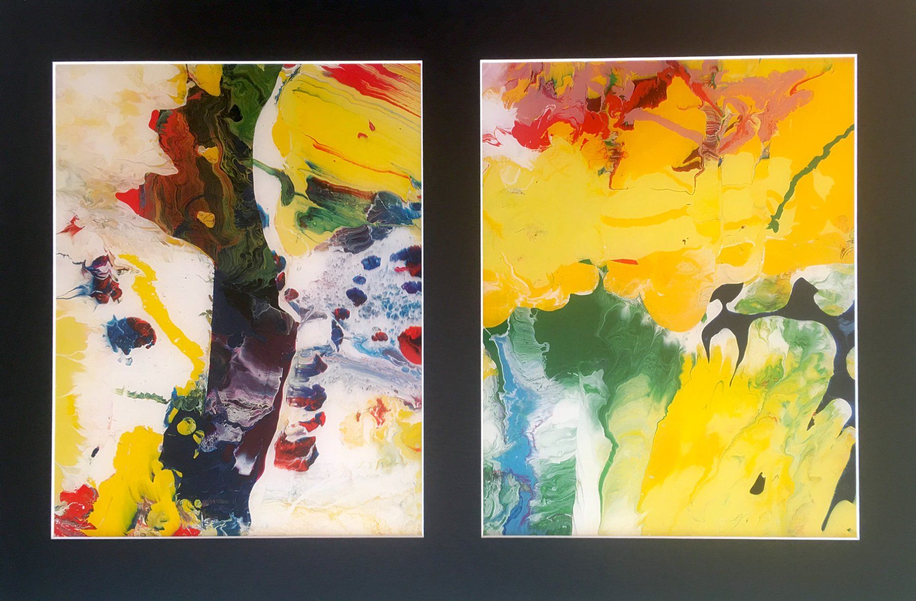 Grafiken & Lithographien: Gerhard Richter «Sindbad» 2 LIMITIERTE FARB-SIEBDRUCKE – Gebraucht aus Nennigkofen von juhit 1