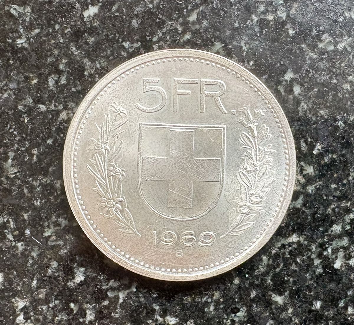 Tutti le monete: 5 Fr. Silber 1969 – Usato da Leuzigen venduto da Bonjo