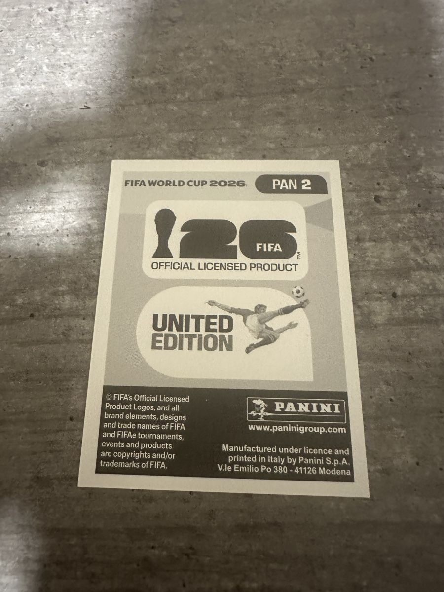Panini Cartes à collectionner: PAN 2 , FIFA WORLD CUP 2026 PANINI  – Neuf (Voir description) à Frauenfeld par 1PegPeg1 1