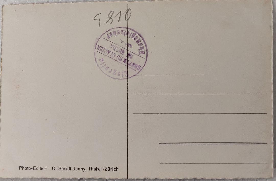 Cartoline postali: RHONEGLETSCHER - Galenstock – Usato da Delémont venduto da Domdom1 1