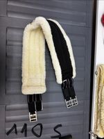 Sattelgurt 110cm, schwarz/natur