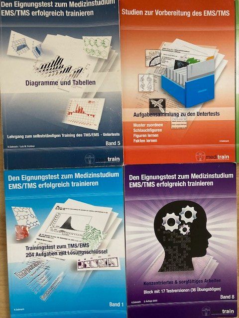 Libri: Meditrain - 5 EMS Bücher - Numerus Clausus – Usato da Cham venduto da I7I7 1