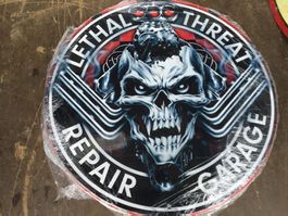 Lethal threat skull v8 garage repair