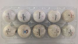 Golfbälle Diverse Marken, 10 Stück - Ideal für Anfänger