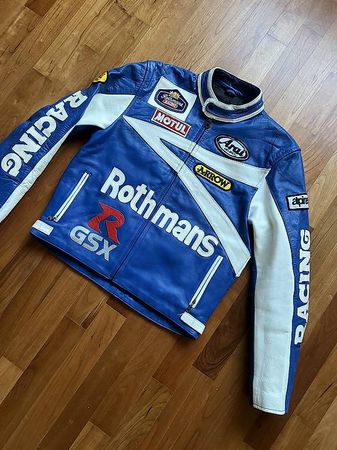 GSX R RARE VINTAGE racing jacket lederjacke