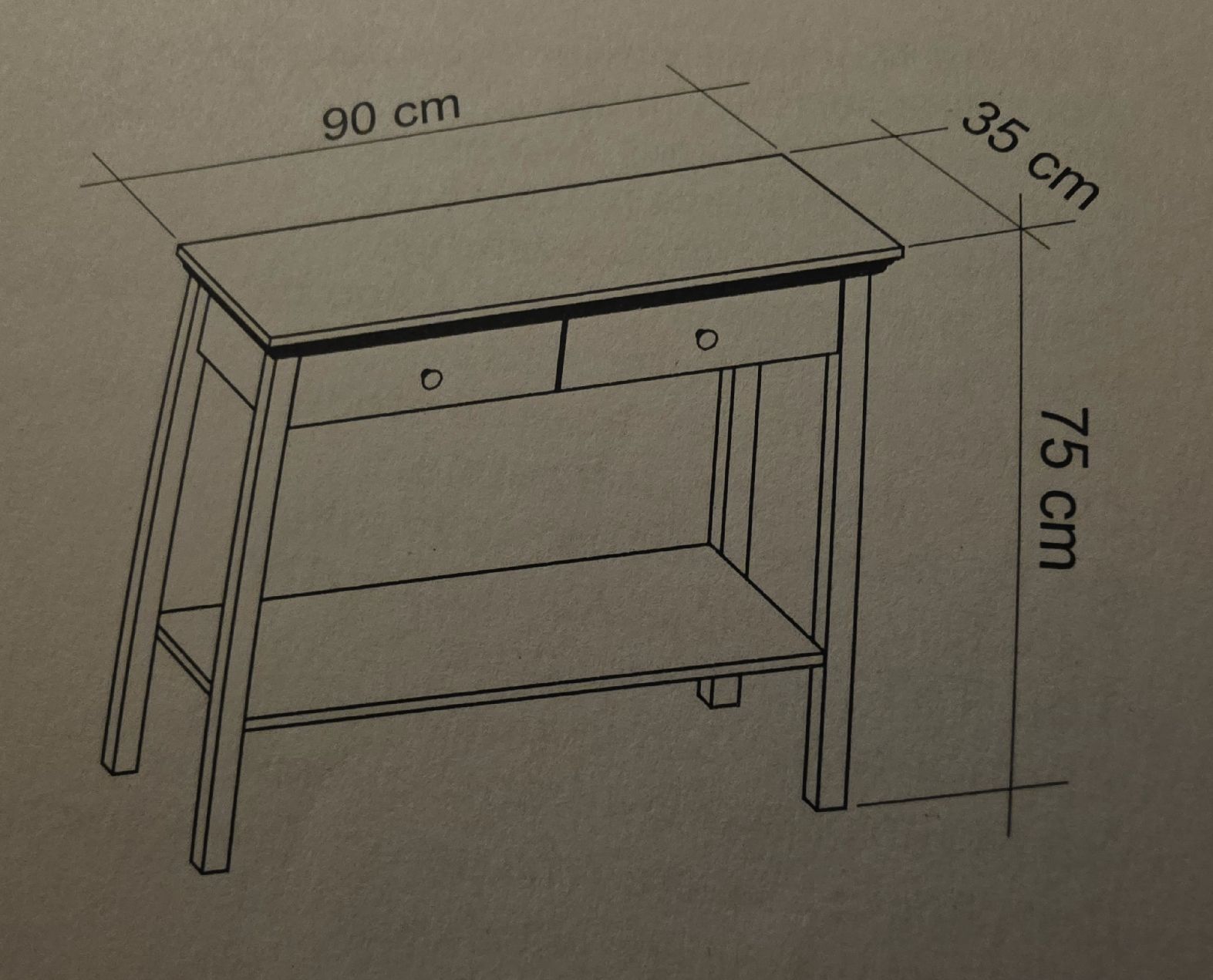 Kommoden: Console deux tiroirs – Neu (gemäss Beschreibung) aus La Croix-de-Rozon von edw_v85s 1