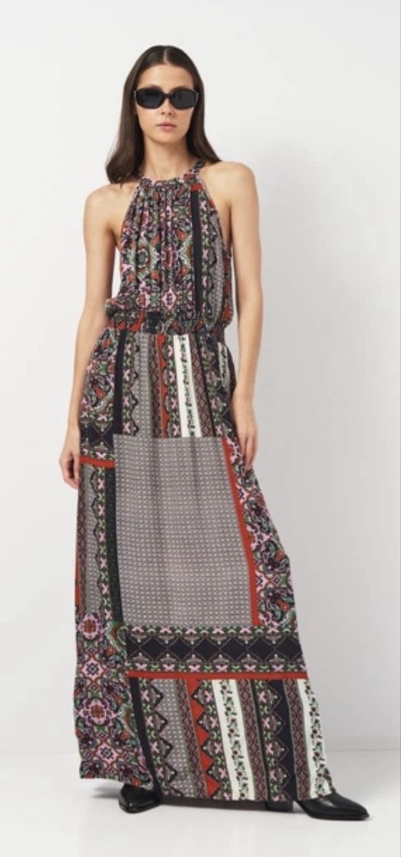 Vestiti: Maxikleid Sommer Patchwork Print Gr. S, leicht und luftig – Nuovo (secondo la descrizione) da Hendschiken venduto da Uraniali 4
