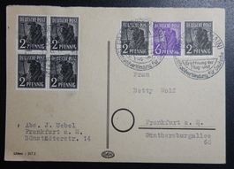 Deutschland Karte von 1948