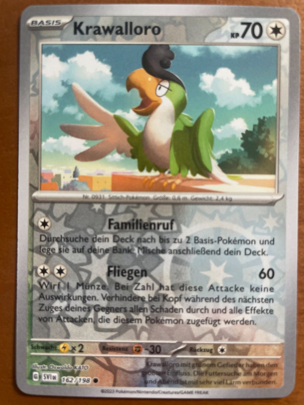Pokémon Carte collezionabili: Pokemon Krawalloro Reverse (Versand gratis) – Nuovo (secondo la descrizione) da Chur venduto da Angerson