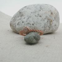Feiner Silber Ring 925 mit Mondstein Grösse 60