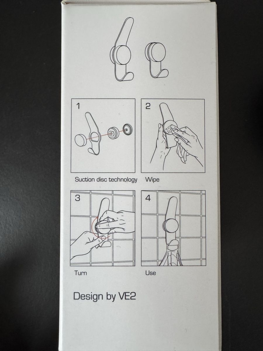 Ferramenta: Zone Denmark - Puck Hook Haken mit Saugscheibe weiss – Nuovo e nell'imballaggio originale da St.Gallen venduto da Isnisodo 4