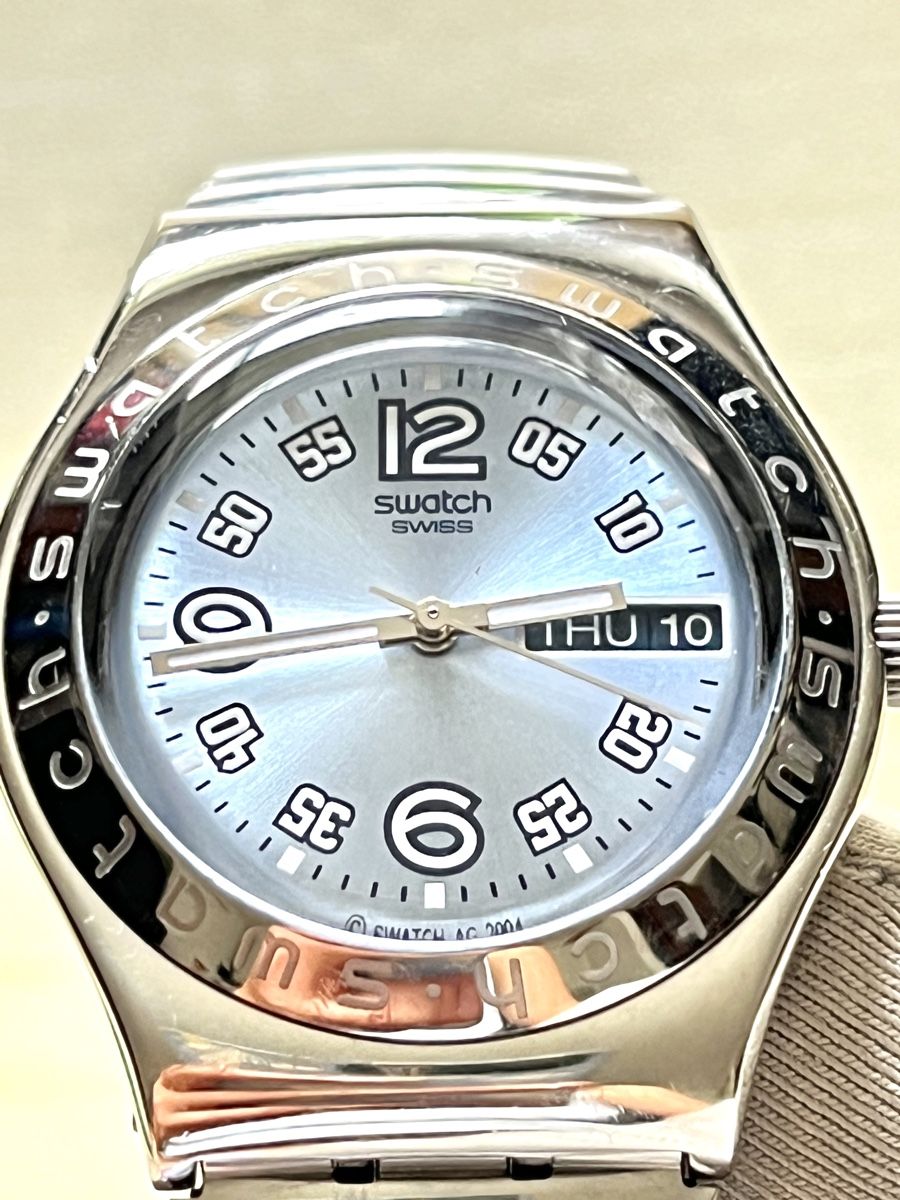 Swatch Uhren: Swatch Uhr Silber Metall Armband  – Gebraucht aus Grenchen von chththl 3
