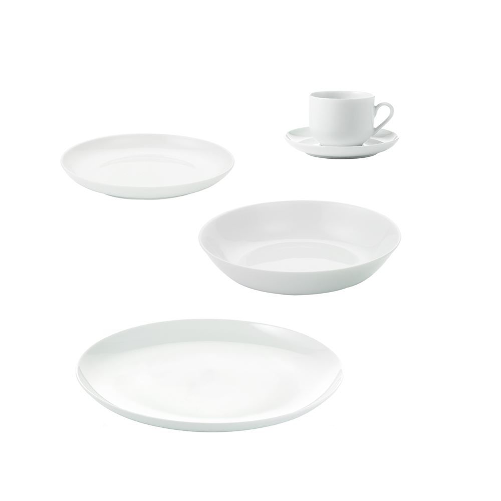 Set di piatti: Geschirrset 40 tlg "atelier super white" – Nuovo e nell'imballaggio originale da Wettingen venduto da kochshop 2