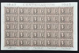50ER BLOCK 1843-1973 CENTENARIUM MIT GUMMI