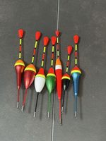 7 Stück Angelposen bunt gemischt