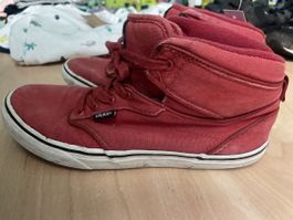 Rote Vans Schuhe Gr.36 High Top Turnschuhe Sneaker