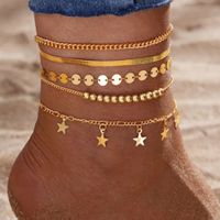 4 bracelets de cheville dorées NEUFS  ✨️