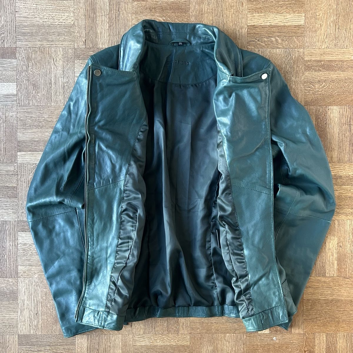 Giacche: Cigno Nero asymmetrical Leather Jacket – Usato da brent venduto da fukusapes 2
