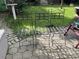 Gartenstühle aus Schmiedeisen