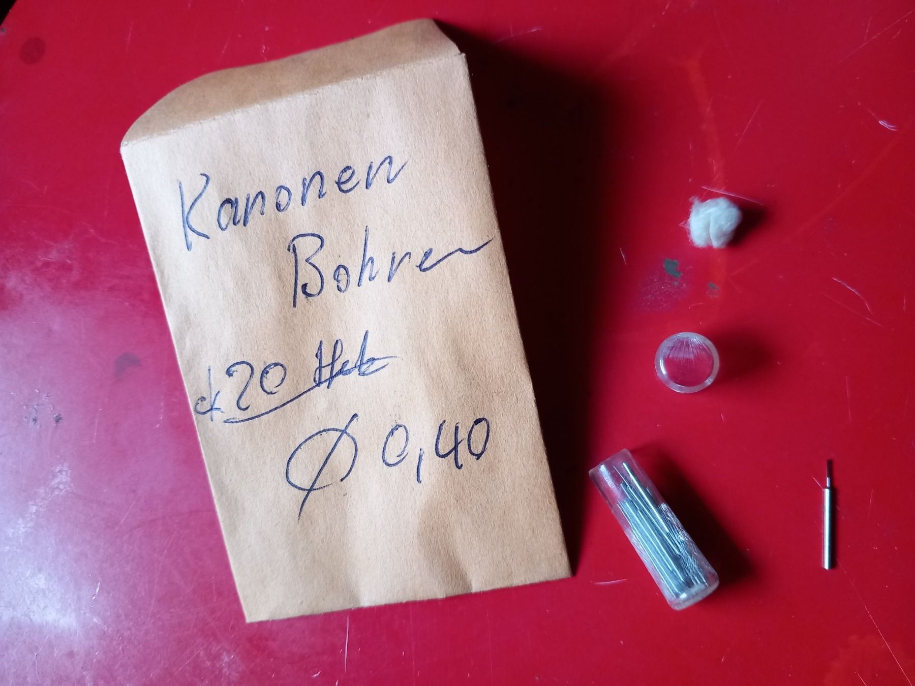 Tutti gli attrezzi: Kanonenbohrer  0,04 mm – Usato da Huttwil venduto da suiprerrib