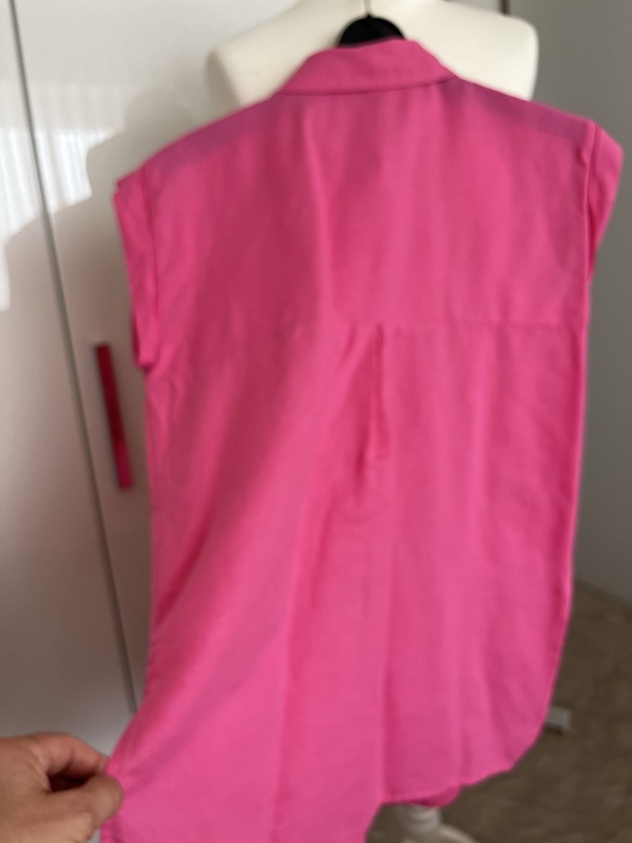 Camicette: Damen Bluse pink Leinen/Baumwolle Gr.38 – Usato da Rüfenacht venduto da lilly_67 2