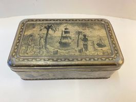 Vintage Seltene Blechdose, Tabakdose, Schachtel, Box