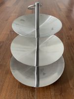 Edelstahl Etagere, 3-stufig, Servierständer, Top Zustand!