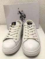 Sneakers U.S. Polo Assn. weiss Leder Grösse 37