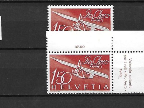 Tutti i francobolli: FP 1946 2x ** Kat: CHF 100.- – Nuovo (secondo la descrizione) da Basel venduto da Ilp