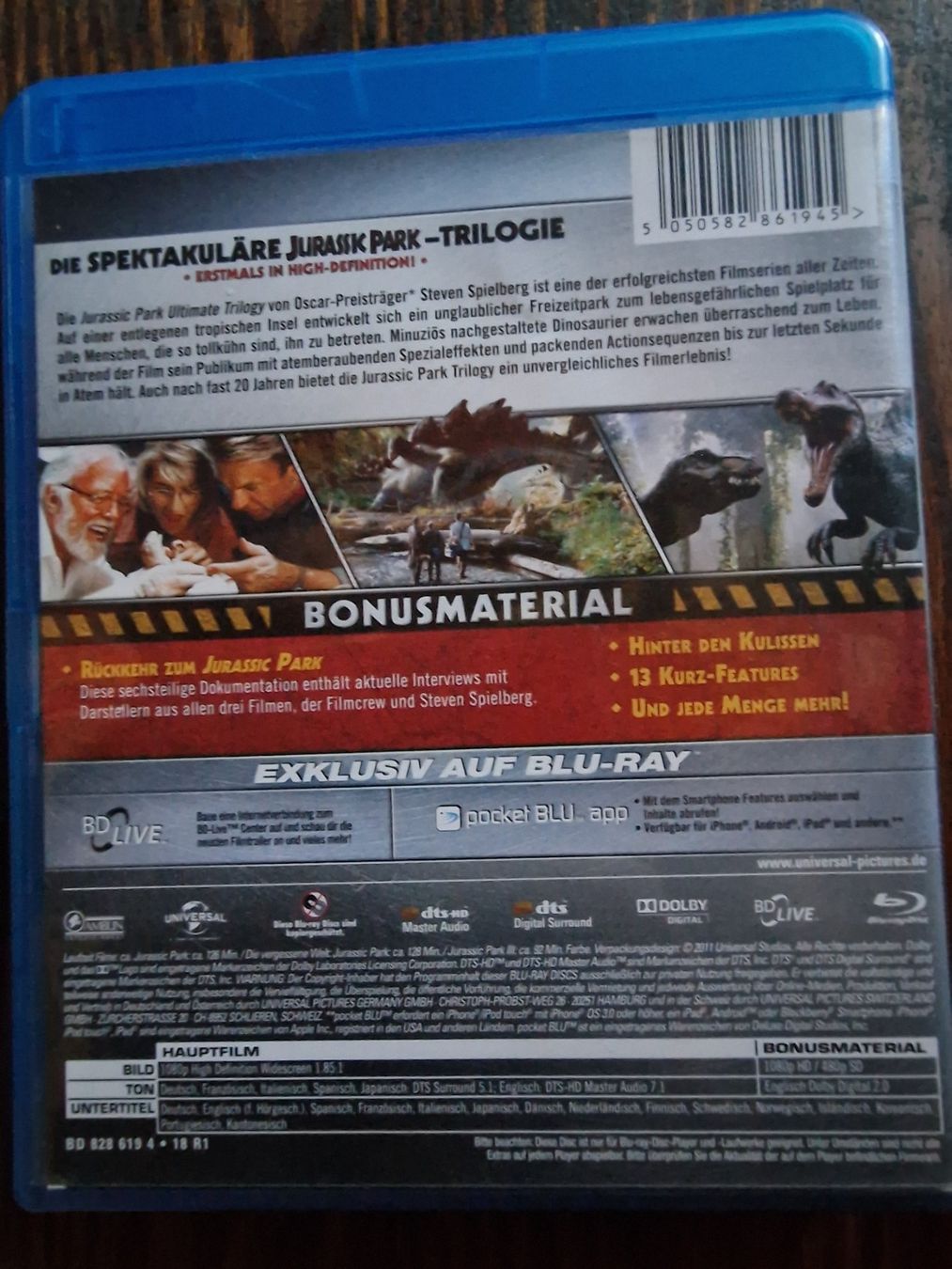 Tutti i DVDs: Jurassic Park Ultimate Trilogy Blu-ray Set – Usato da wünnewil venduto da mar_f2z8 1
