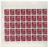 timbre pro juventute J119 bloc de 40 pièces