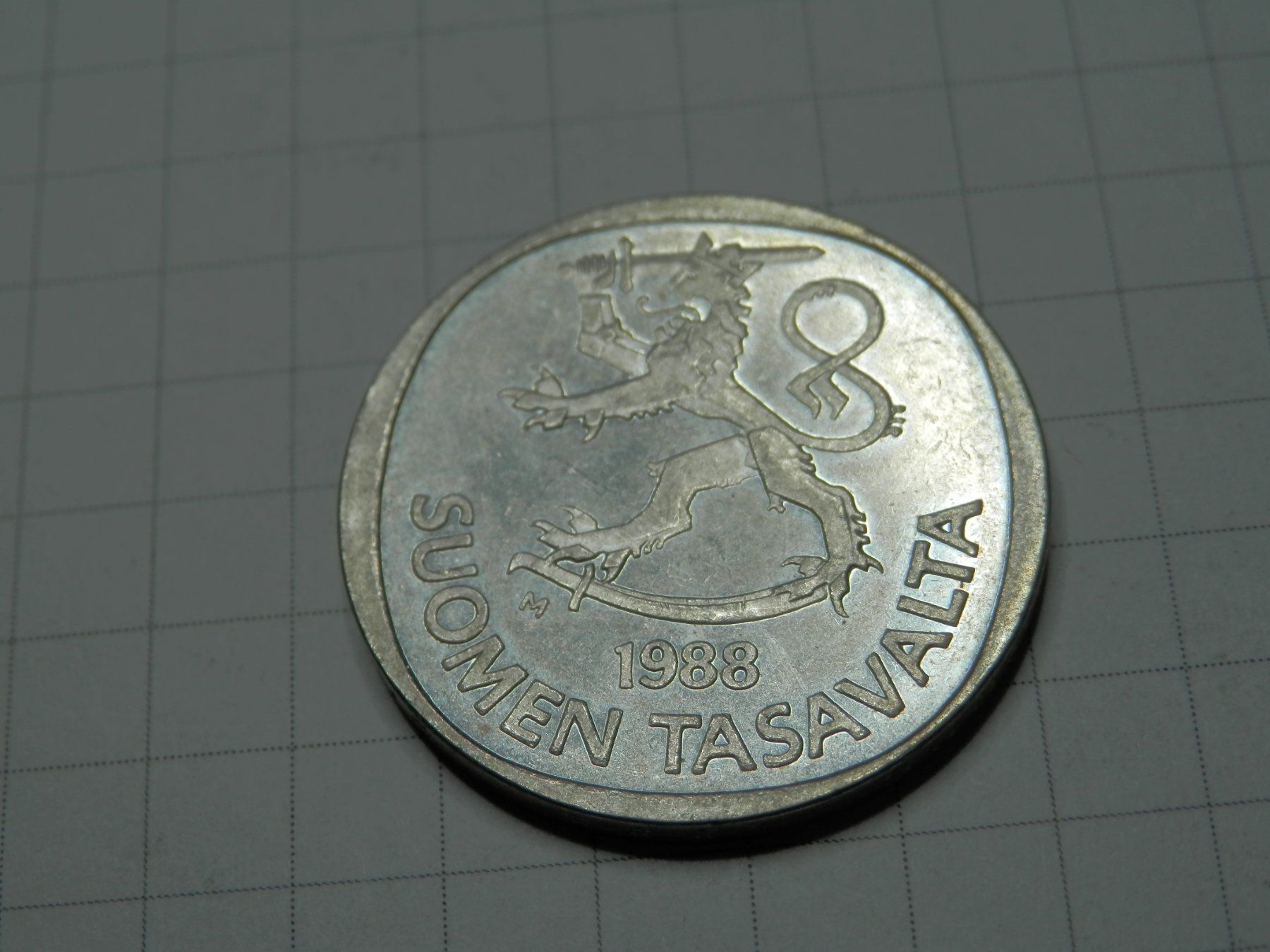 Tutti le monete: Finnland 1 Mark, 1988 – Usato da Weiach venduto da weiach81