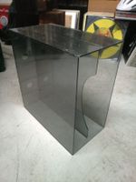 Vintage Schallplattenständer in Rauchglas Optik (Typ 3)
