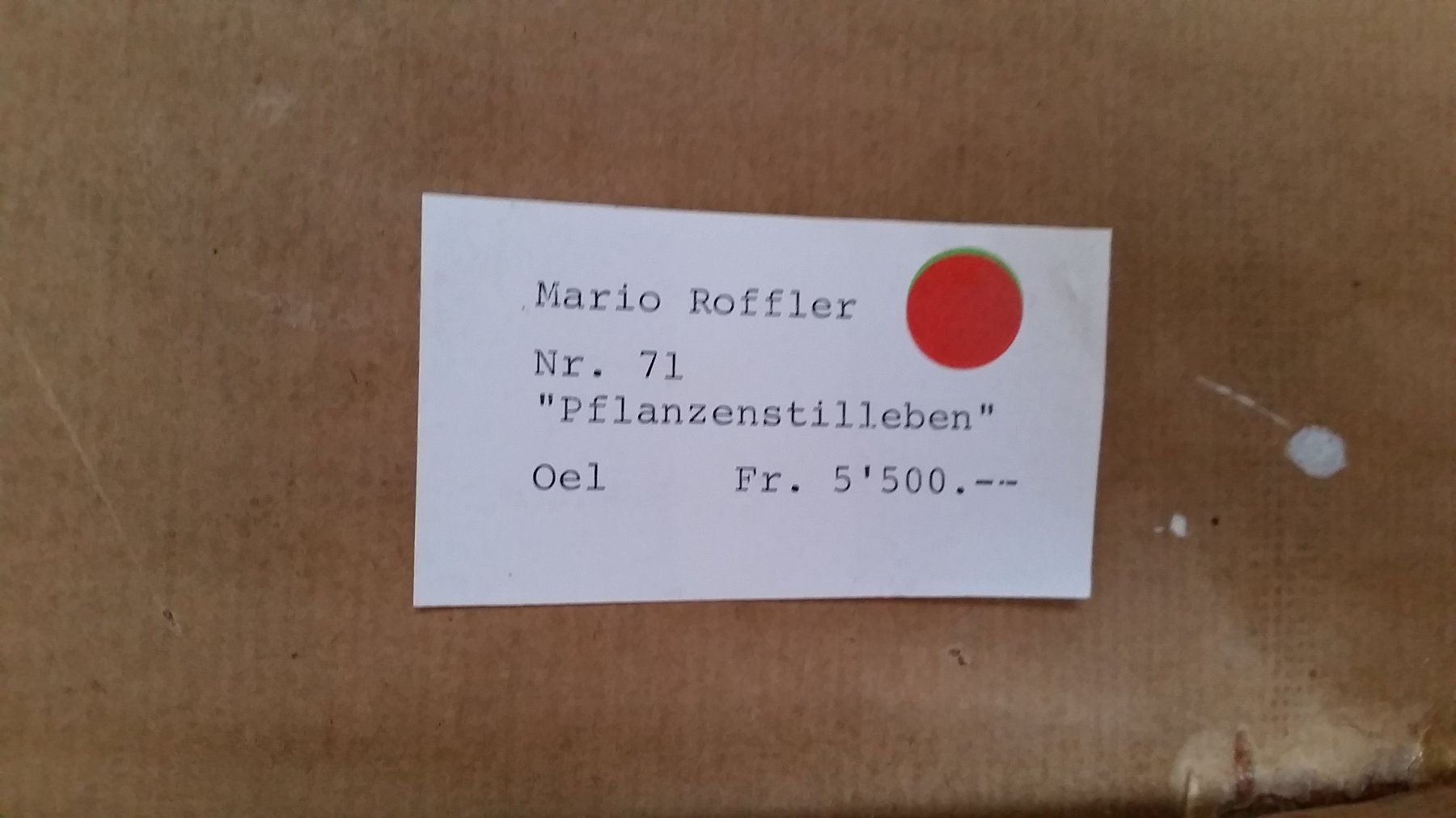 Dipinti: Mario Roffler Gemälde auf Leinwand 86x76 – Nuovo (secondo la descrizione) da Herrliberg venduto da AlexandraBopp 4