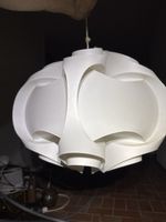 Deckenlampe Kunststoff weiss Designleuchte gebrauchter Zust