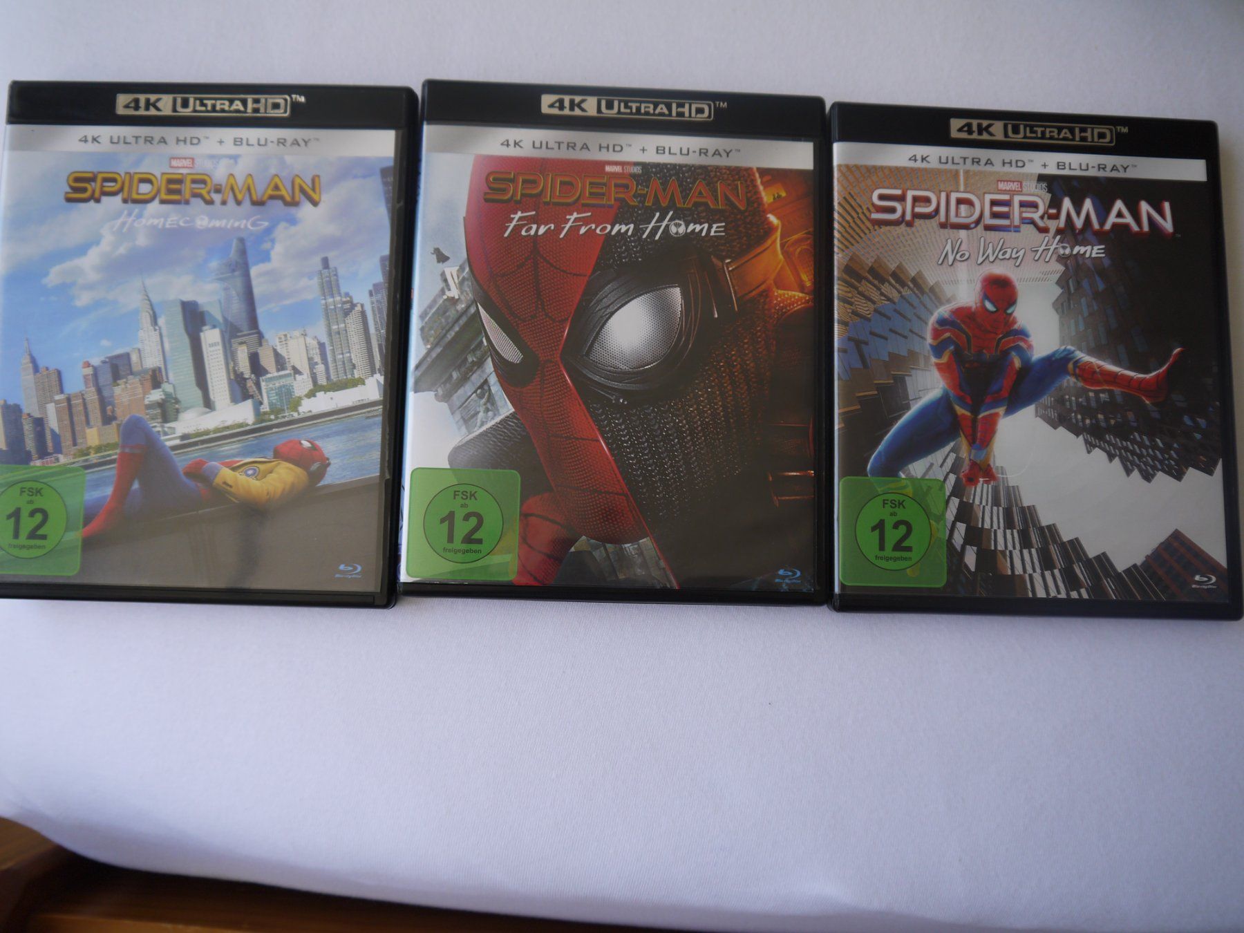 Tutti i DVDs: SPIDER-MAN Trilogie 4K UHD + Blu Ray - Tom Holland – Usato da Hagendorn venduto da Blaf