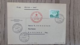 1939 Rotkreuz Flug Zürich -Genf  ab Triesenberg FL