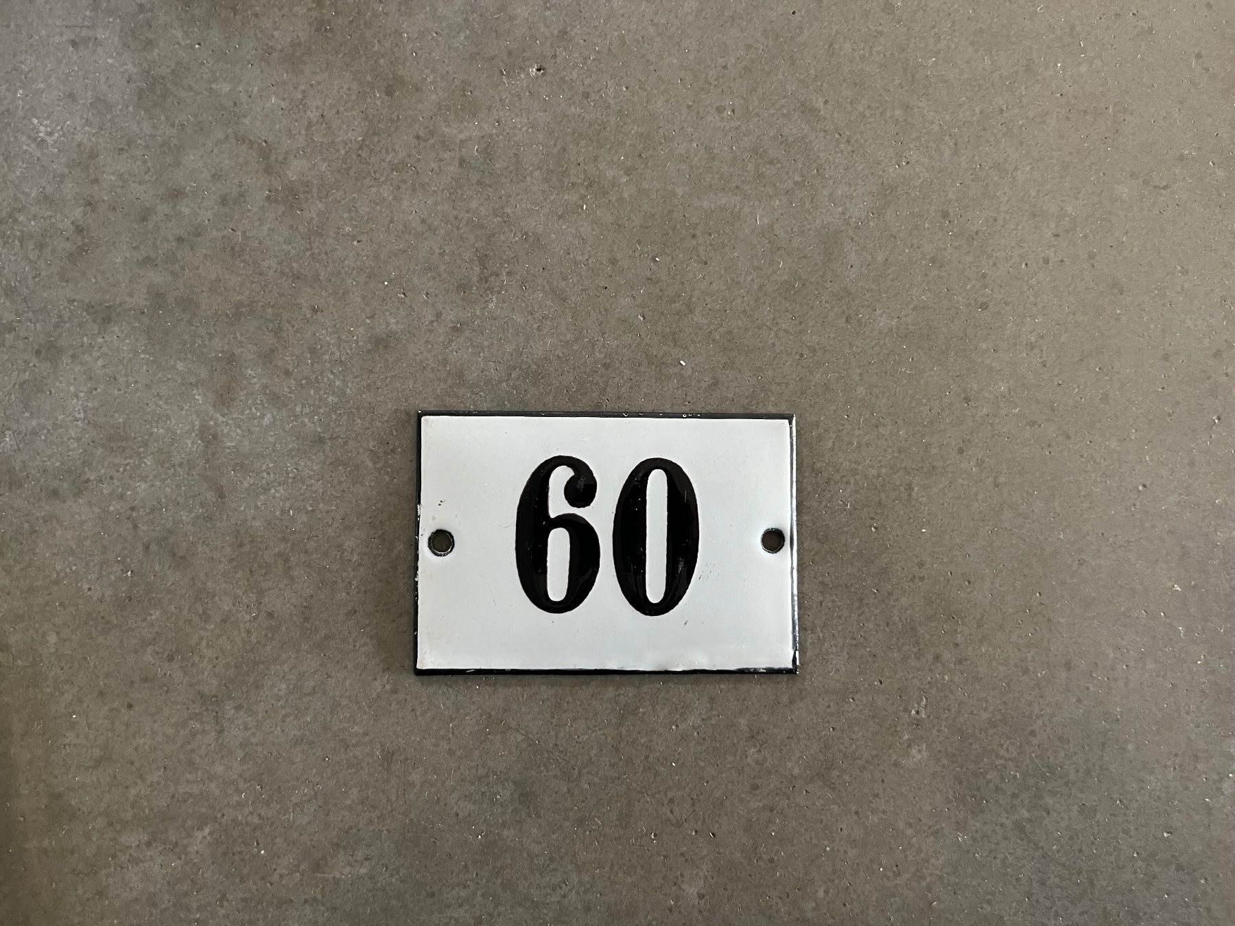Insegne: Altes Emailschild 60 – Usato da Steffisburg venduto da Reitschel5