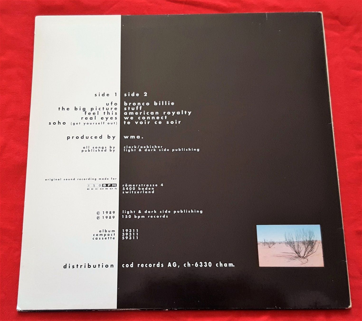 Schallplatten: Wooloomooloo Aliens – Dusty Animals - 1989 - CH First Press – Gebraucht aus Uster von Zardodel 1