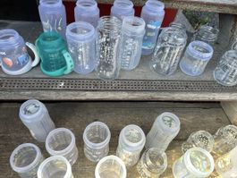 Babyflaschen und Sauger Set gebraucht