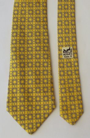 Vintage Krawatte Hermès Paris 100% Soie Seide 7478 IA
