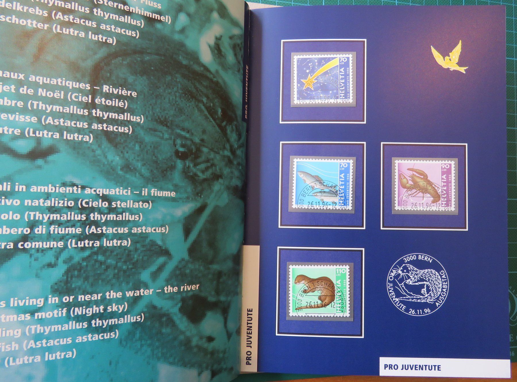 Tutti i francobolli: 1996 Jahrbuch PTT gestempelt – Usato da Kreuzlingen venduto da Koi4 6